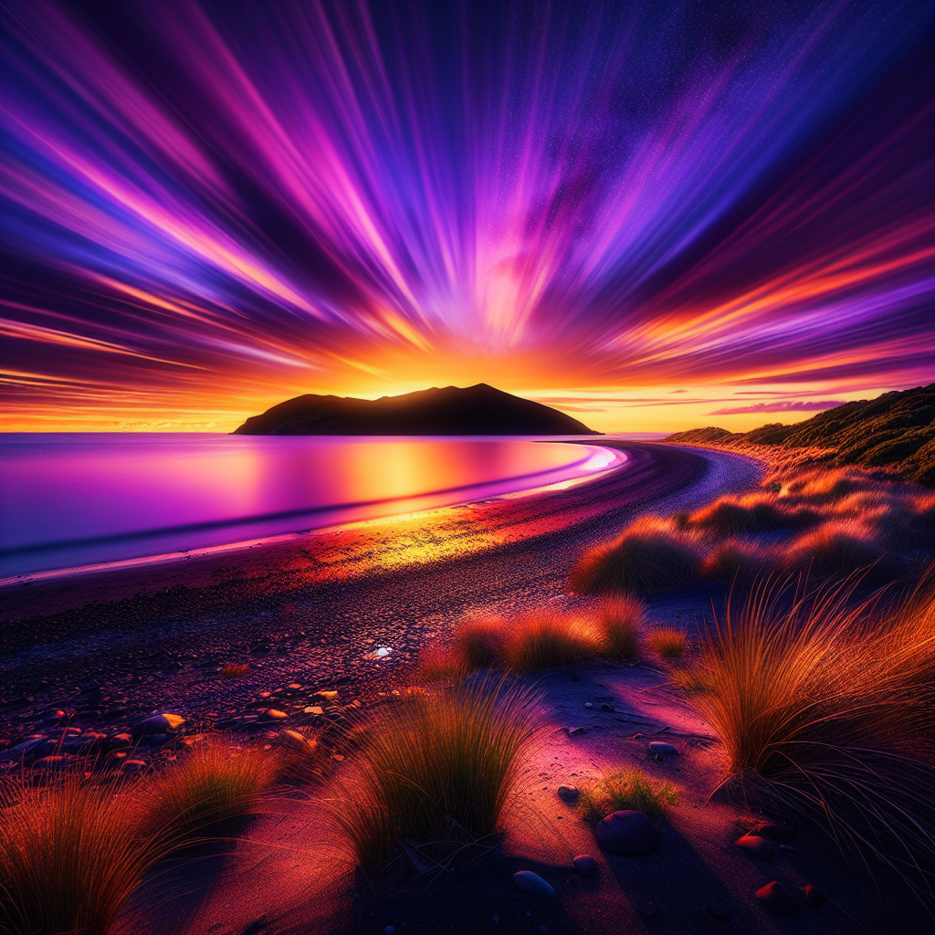 Peaceful peninsula sunset symbolizing growth, clarity, and steady income building